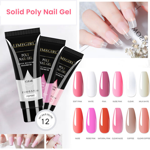 Professional Poly Gel Nail Set (Full Kit)